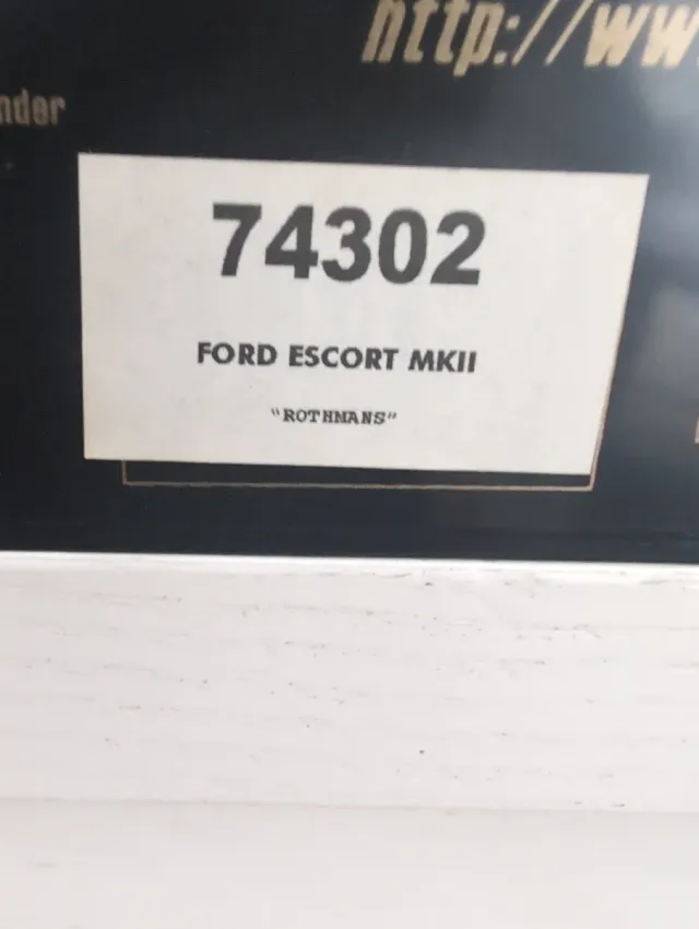 Coche Slot Ford Escort MKII Team Slot