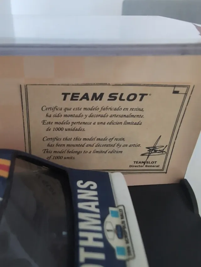 Coche Slot Ford Escort MKII Team Slot