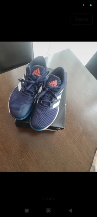 Zapatillas Adidas Azul Naranja