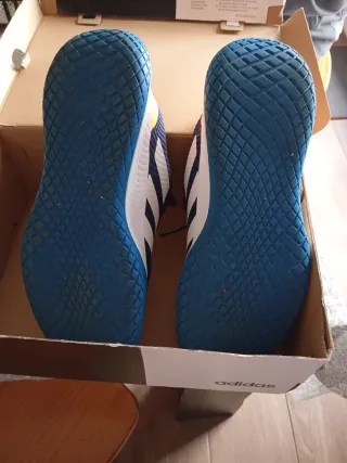 Zapatillas Adidas Azul Naranja