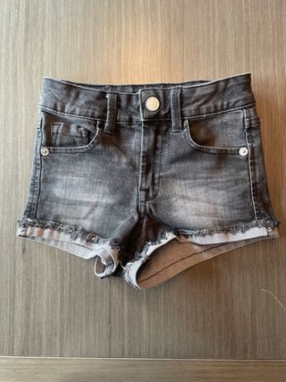 Pantalón corto vaquero negro Mango Kids 5-6 años