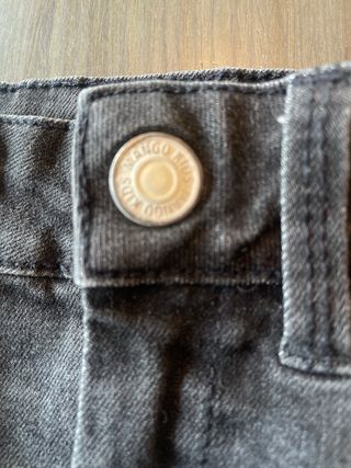 Pantalón corto vaquero negro Mango Kids 5-6 años