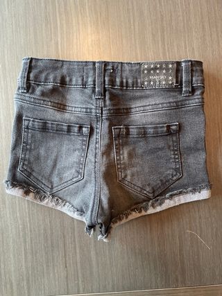 Pantalón corto vaquero negro Mango Kids 5-6 años