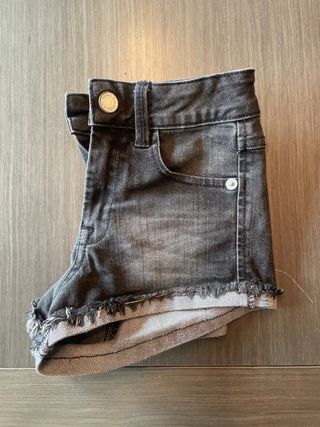 Pantalón corto vaquero negro Mango Kids 5-6 años