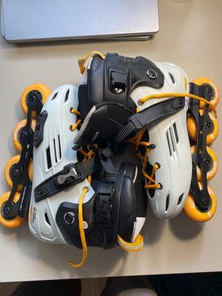 Patines Oxelo MF500 Talla 46 Adulto blanco