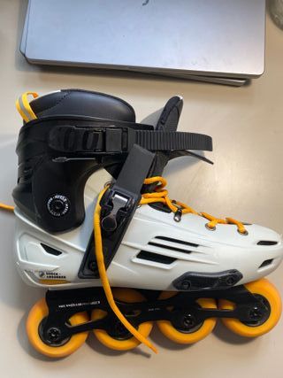 Patines Oxelo MF500 Talla 46 Adulto blanco