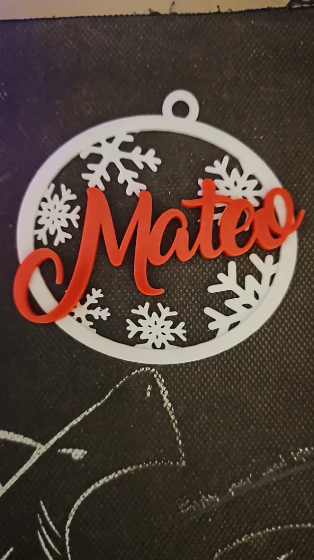 Bola de Navidad Personalizada, cualquier nombre