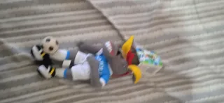 Pupazzo da auto calcio grigio