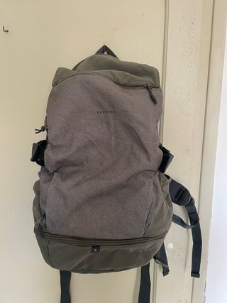 Mochila Quechua Senderismo Gris Verde