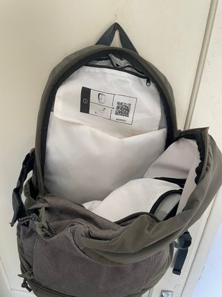 Mochila Quechua Senderismo Gris Verde