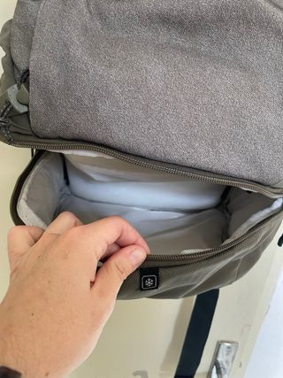 Mochila Quechua Senderismo Gris Verde