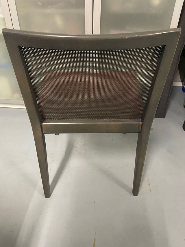 6 sillas Andreu world wengue y tapiceria roja