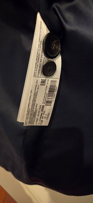 Americana Mango Mujer Azul Talla M