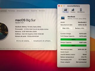 MacBook 12 1.2GHz 500GB Nueva Batería