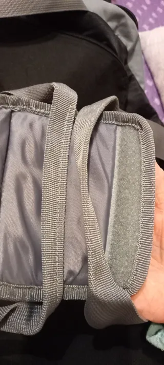 Mochila Deporte Adidas Negra y Gris