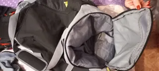 Mochila Deporte Adidas Negra y Gris