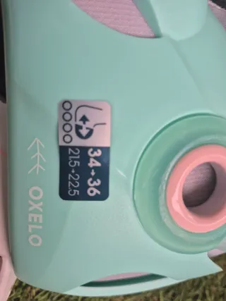 Patines niña Oxelo Play menta