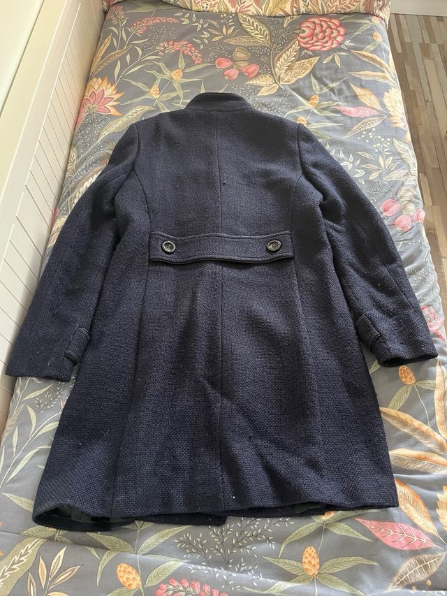 Abrigo Massimo Dutti Azul Marino