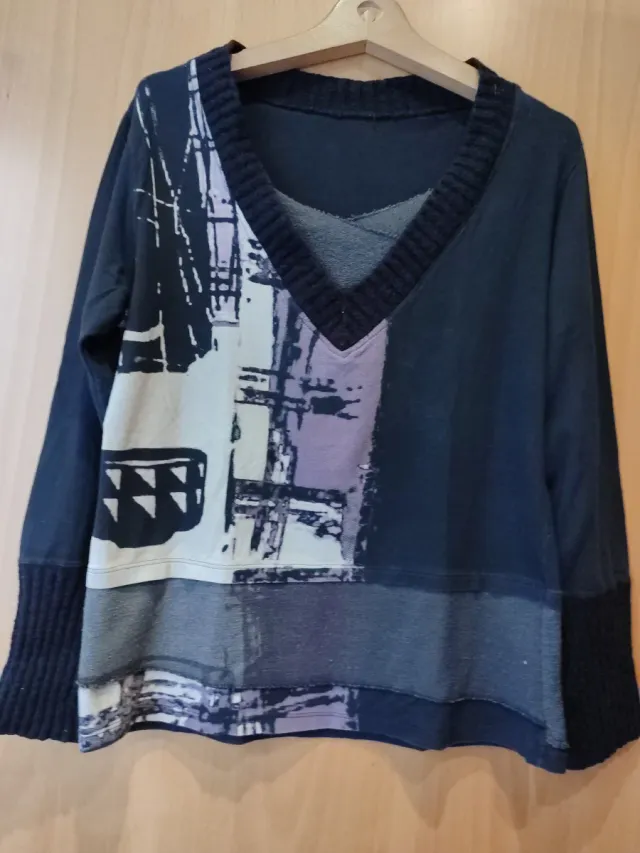 Camiseta juvenil patchwork