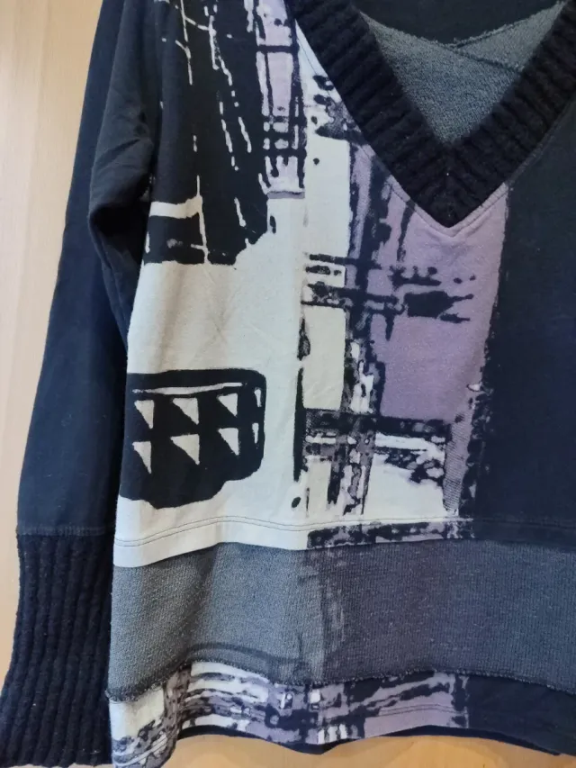 Camiseta juvenil patchwork