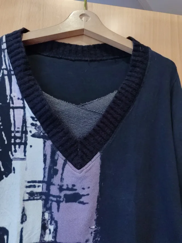 Camiseta juvenil patchwork