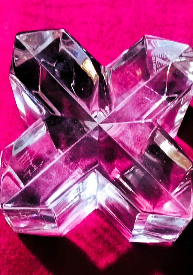 Pisapapeles vintage cristal firmado