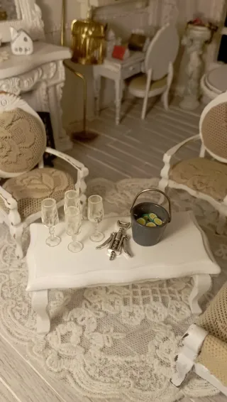 Secchiello, apribottiglie, 4 flute 1:12