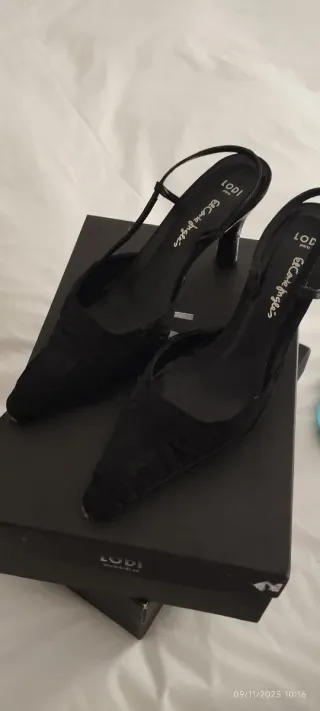 Zapatos de fiesta negros para mujer