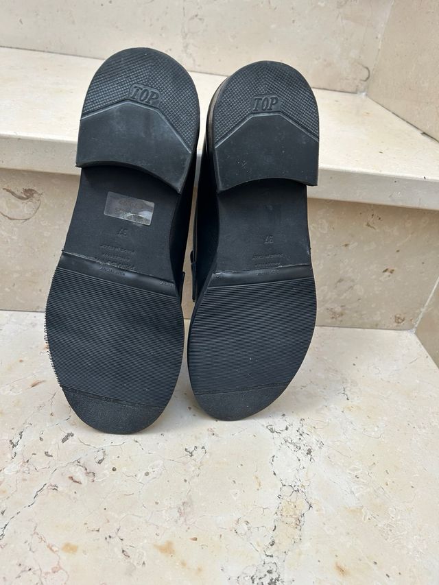 Mocassini in vera pelle neri