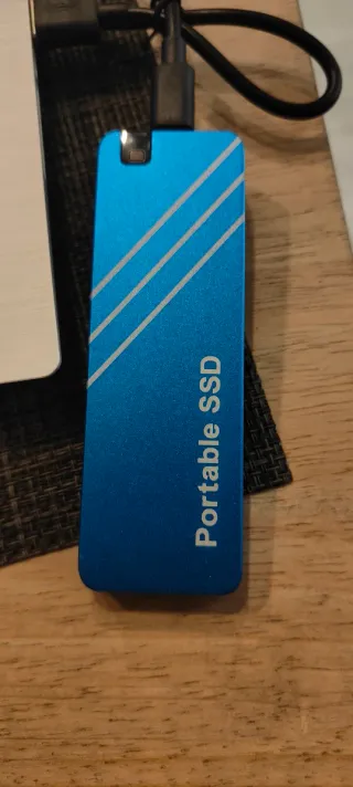 SSD Portátil Azul