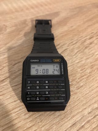 Reloj Casio CA-53W Calculadora Negro
