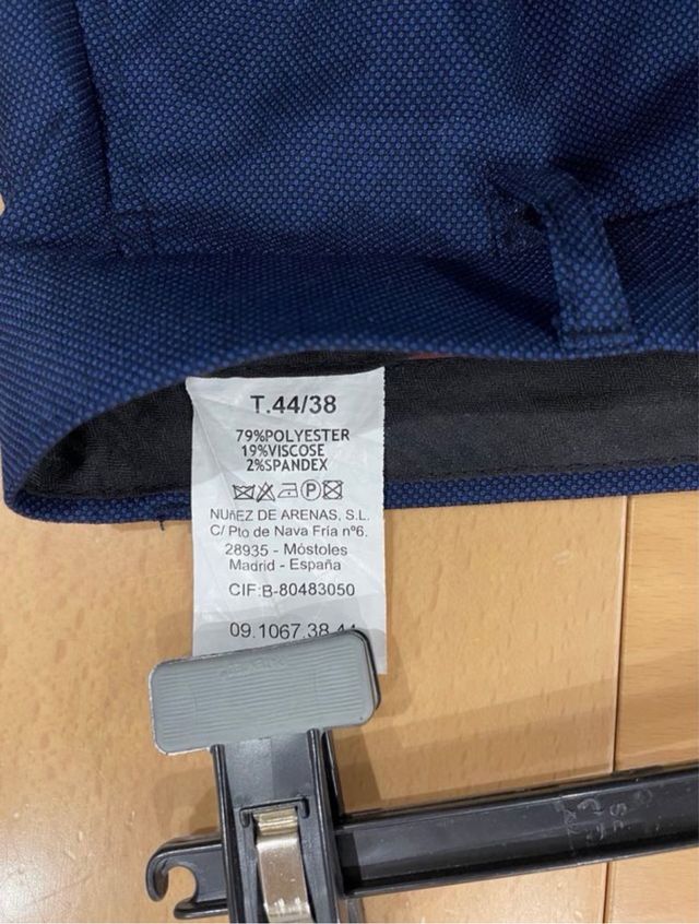 Traje Núñez de Arenas Talla 44 Azul