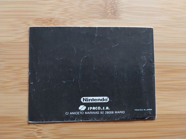 MANUALE SUPER MARIO LAND SPAGNOLO NINTENDO GAME BOY