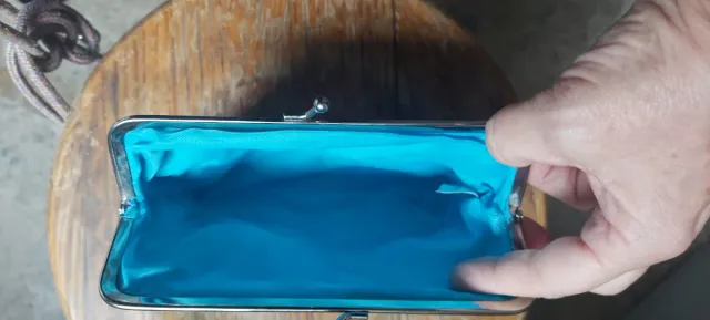 Neceser o cartera flamencos y palmeras