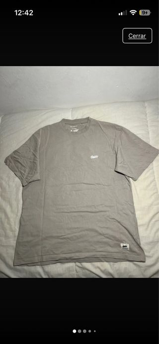 Camiseta Pull&Bear Relax Fit M Beige