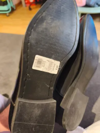 Zapatos River Island Negros Charol