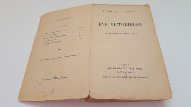 Ève Victorieuse 1924