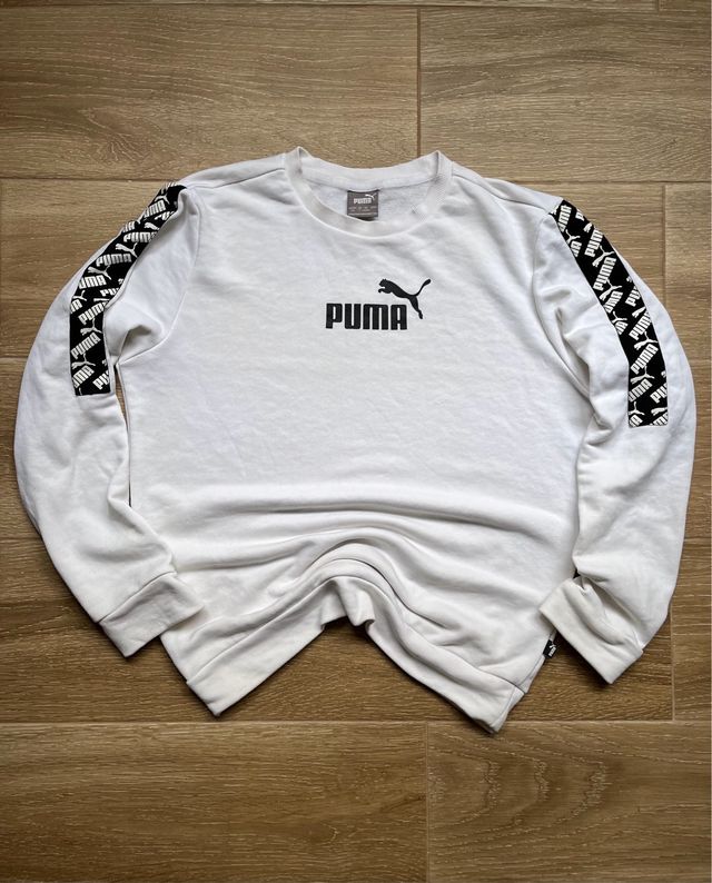 Sudadera Puma Vintage Y2K Bordada Oversize