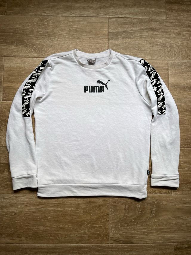 Sudadera Puma Vintage Y2K Bordada Oversize
