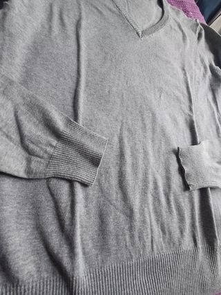 Jersey Pull&Bear Gris Talla L