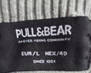 Jersey Pull&Bear Gris Talla L