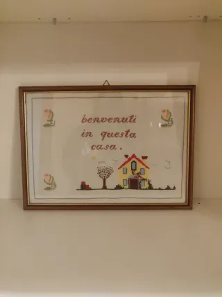 Quadro Benvenuti in questa casa