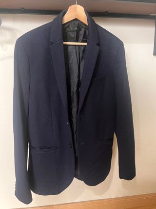 Americana Zara Azul Marino - Talla M (40)