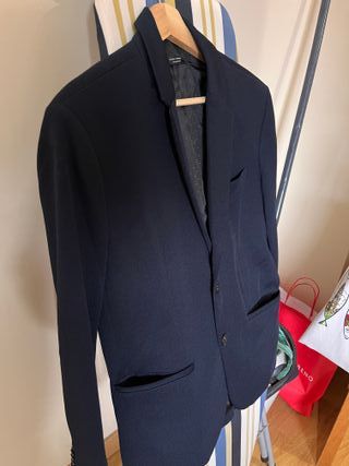 Americana Zara Azul Marino - Talla M (40)