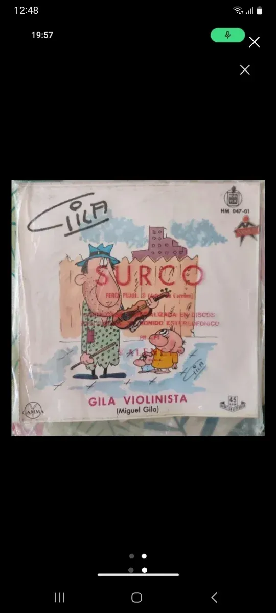 Disco vinilo Gila en la Guerra