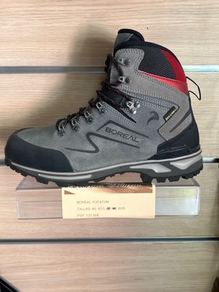 Botas Boreal Yucatán Gris/Rojo Talla 40-45.5