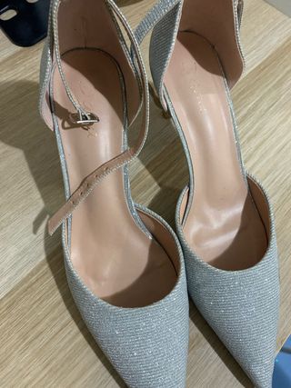 Tacones Brillantes Plataforma