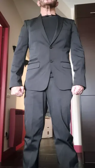 Traje Zara Negro Talla [40/48]