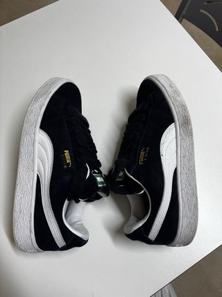Zapatillas Puma Suede XL Negras y Blancas