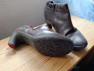 Botines marrones de cuero